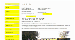 Desktop Screenshot of fussball.svbadbuchau.de